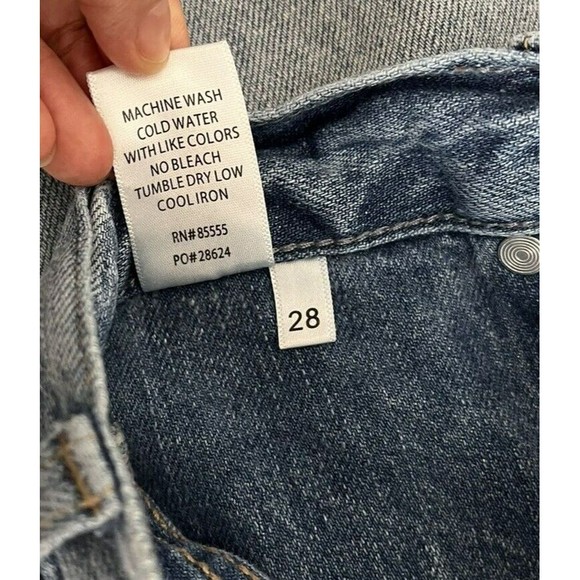 PISTOLA Charlie High Rise Jeans Womens Size 28 Straight Leg Cabo Button Fly - Picture 9 of 13